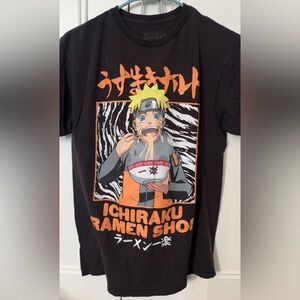 Black Naruto Graphic T-Shirt